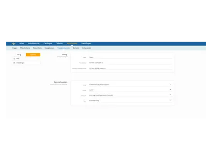 Manage registration form