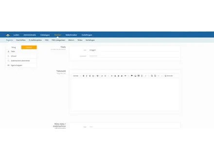 Manage login page
