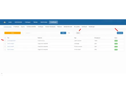 Direct contact pop up