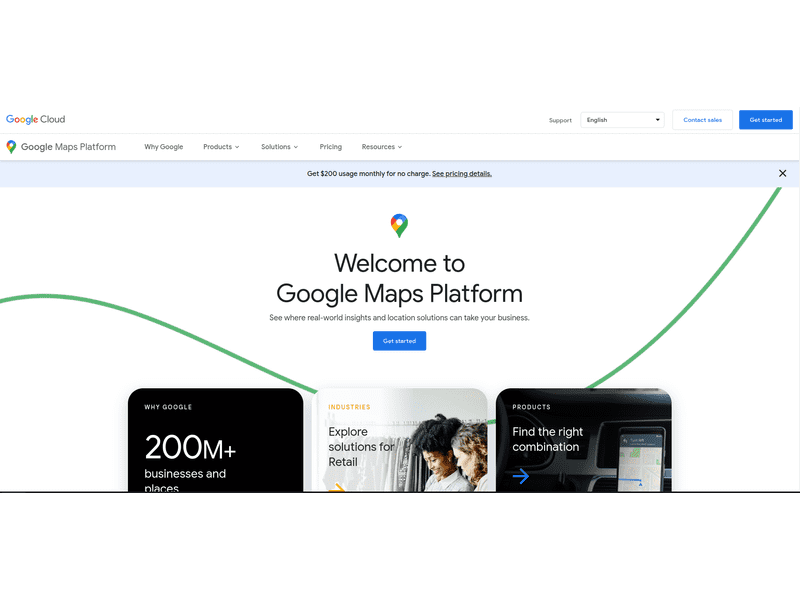 Google maps platform
