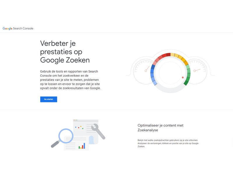 Submit your new website to Google Search Console